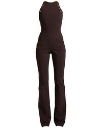 La Petite Robe Di Chiara Boni - Dark Jumpsuit Polyamide, Elastane - Lyst