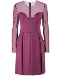 Pinko - Mini Dress Nylon, Elastane - Lyst