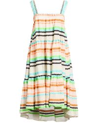 Devotion Twins - Azure Midi Dress Cotton, Pes - Lyst