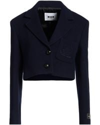 MSGM - Blazer Virgin Wool, Polyamide - Lyst