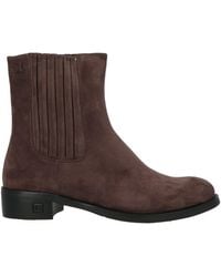 Laura Biagiotti - Taupe Ankle Boots Synthetic Material - Lyst