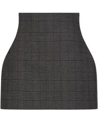 Aniye By - Charcoal Mini Skirt Viscose, Polyester - Lyst