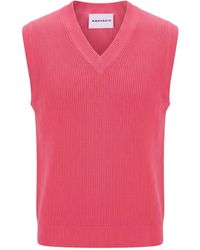 Amaranto - Fuchsia Sweater Cotton - Lyst