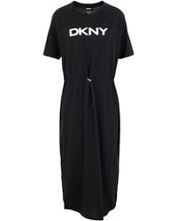 DKNY - Midi-Kleid - Lyst
