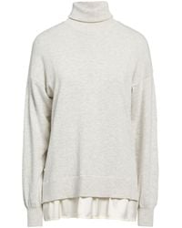 Jucca - Turtleneck Wool, Viscose, Cashmere, Polyamide, Polyester - Lyst