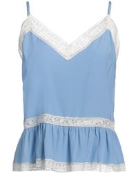 P.A.R.O.S.H. - Top Silk, Elastane - Lyst