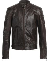 Belstaff - Jacket Cow Leather - Lyst