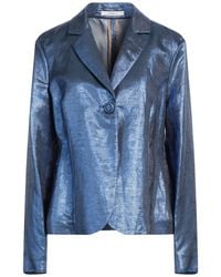 Maliparmi - Blazer Viscose, Linen, Polyester - Lyst
