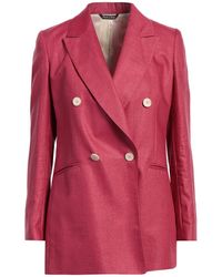 Brian Dales - Fuchsia Blazer Linen, Polyamide - Lyst