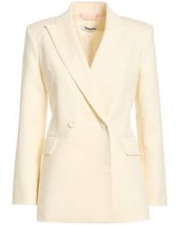 Vivetta - Ivory Blazer Cotton, Elastane - Lyst