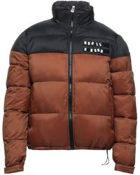 J·B4 JUST BEFORE Synthetic Down Jacket - Brown