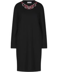 Satine Label Short Dress - Black