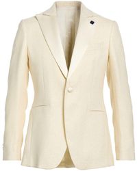 Lardini - Blazer Wool, Polyamide, Polyester - Lyst