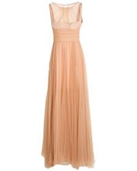 Elisabetta Franchi - Maxi Dress Polyamide, Cotton, Elastane - Lyst