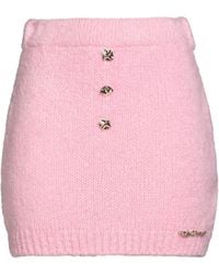 Odi Et Amo - Mini Skirt Acrylic, Wool, Polyamide, Mohair Wool - Lyst