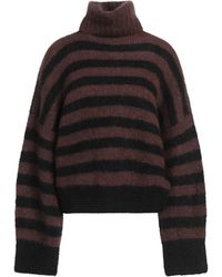 Alysi - Crème Turtleneck Mohair Wool, Polyamide, Elastane - Lyst