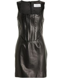 GIUSEPPE DI MORABITO - Mini Dress Lambskin - Lyst
