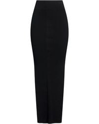 Rick Owens - Maxi Skirt Viscose, Polyester, Polyamide, Elastane - Lyst