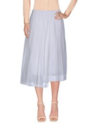 N°21 Falda a media pierna - Blanco