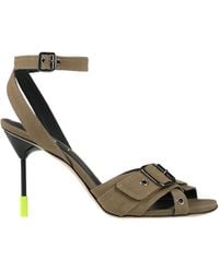 MSGM - Sandals Textile Fibers - Lyst