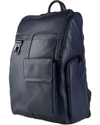 Piquadro - Backpack Cow Leather, Metal - Lyst