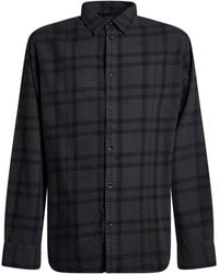 Rag & Bone - Charcoal Shirt Polyester, Cotton - Lyst