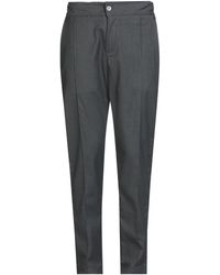Exibit - Charcoal Pants Polyester, Viscose, Elastane - Lyst
