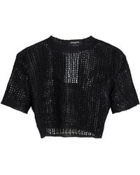 Rochas - Top Linen, Polyurethane, Cotton, Polyester - Lyst