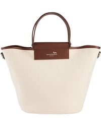 Harmont & Blaine - Handbag Cotton, Calfskin - Lyst