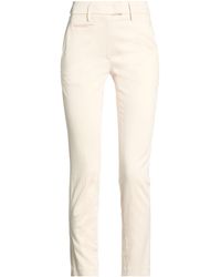 Dondup - Ivory Pants Cotton, Viscose, Elastane - Lyst