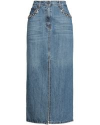 Ottod'Ame - Jeansrock - Lyst