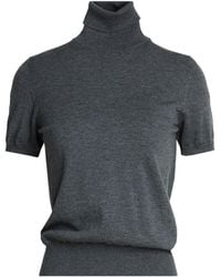 Eleventy - Charcoal Turtleneck Cashmere - Lyst