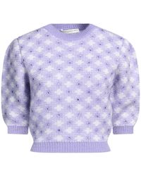 Alessandra Rich - Light Sweater Mohair Wool, Wool, Polyamide - Lyst