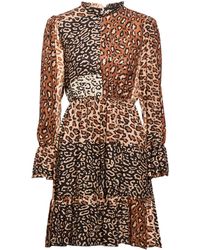 SFIZIO STUDIO - Mini Dress Silk - Lyst