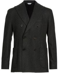 Boglioli - Charcoal Blazer Virgin Wool, Polyester, Elastane - Lyst