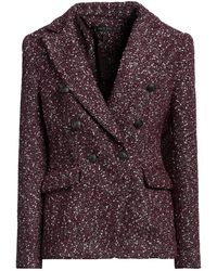 Rag & Bone - Plum Blazer Wool, Polyester, Acrylic, Nylon - Lyst