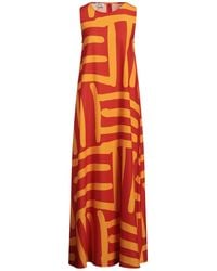 MOSSI - Maxi Dress Polyester - Lyst