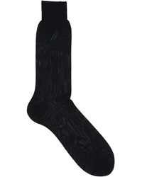 Chaussettes bas et collants Coton Brioni pour homme en coloris Noir Homme Sous-vêtements Sous-vêtements Brioni 