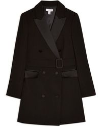 TOPSHOP Short Dress - Black