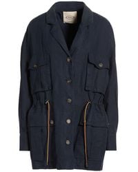 Tod's - Jacket Cotton, Cow Leather - Lyst