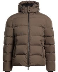 Moorer - Khaki Puffer Polyester, Polyamide, Polyurethane - Lyst