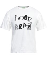 Aries - T-Shirt Cotton - Lyst