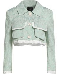 Pinko - Light Jacket Polyester, Cotton, Polyamide, Metallic Fiber, Elastane - Lyst
