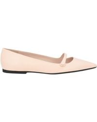 N°21 - Blush Ballet Flats Leather - Lyst