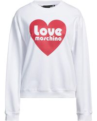 Love Moschino - Sweatshirt Cotton, Elastane - Lyst