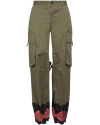 DSquared² - Embellished Satin Cargo Pants - Lyst