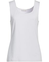 Le Tricot Perugia - Tank Top Viscose, Elastane - Lyst