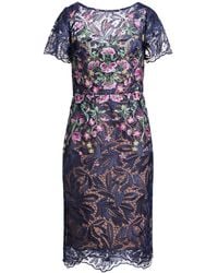 Marchesa - Midi Dress - Lyst