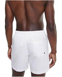 Calvin Klein Pantaloni Da Mare - Bianco