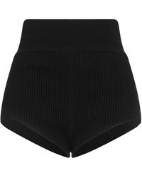 Rick Owens - Shorts & Bermuda Shorts Cashmere, Elastane, Viscose, Polyester - Lyst